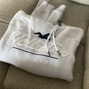 Light blue Hollister hoodie